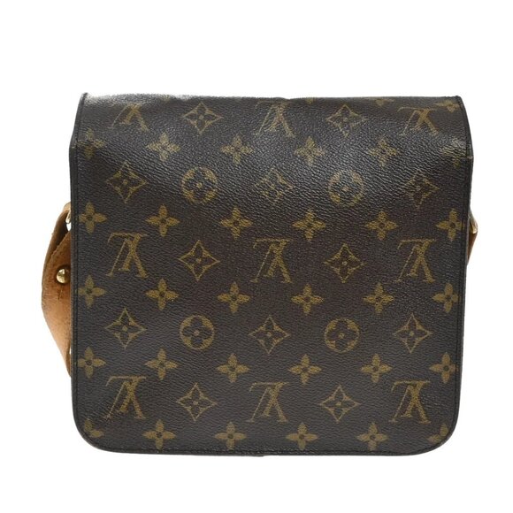 LOUIS VUITTON Cartouchiere MM Shoulder Bag Monogram Leather Brown M51253 - Picture 10 of 16
